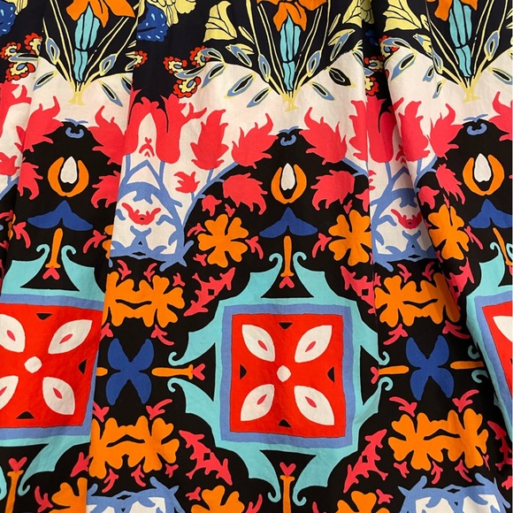 Anthropologie Women's Floral Print Chiffon Puff Sleeve Kayak Maxi Dress Size S - Picture 3 of 13